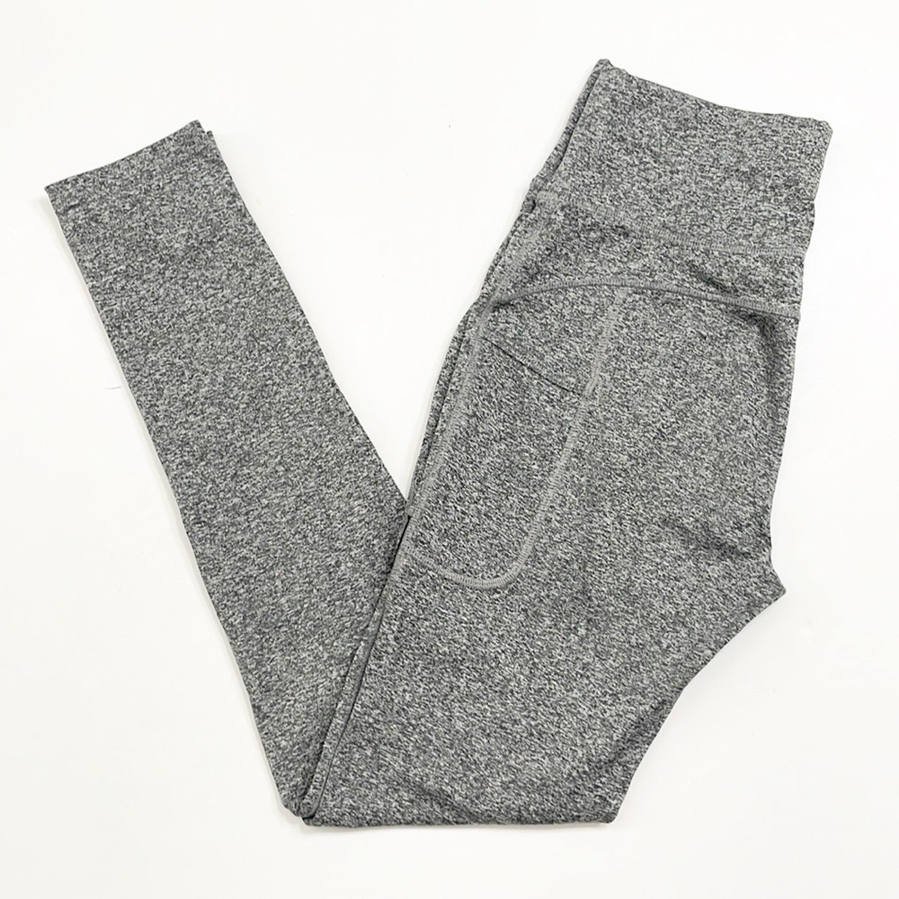 POP Fit gray/black mesh leggings